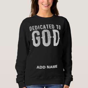 BESTIMMT AUF COOLEN WEISSEN, KUNDENBARE TEXT SWEATSHIRT