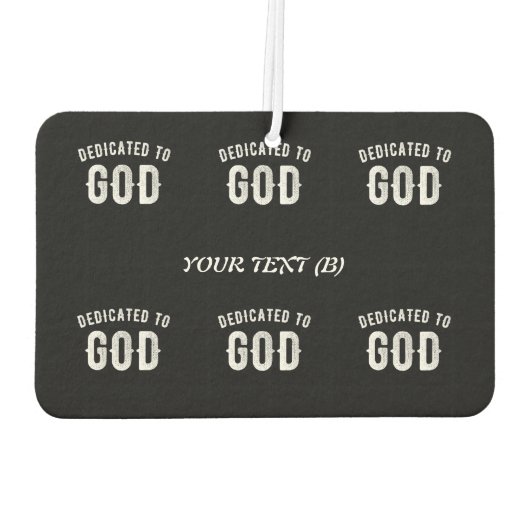 BESTIMMT AUF GOTT KUNSTBAR COOL WEISS TEXT AUTOLUFTERFRISCHER (Rückseite)