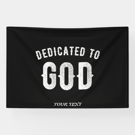 BESTIMMT AUF GOTT KUNSTBAR COOL WEISS TEXT BANNER (Horizontal)