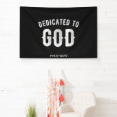 BESTIMMT AUF GOTT KUNSTBAR COOL WEISS TEXT BANNER (InSitu)