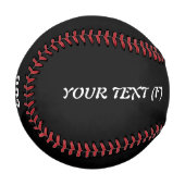 BESTIMMT AUF GOTT KUNSTBAR COOL WEISS TEXT BASEBALL (Vorderseite Links)