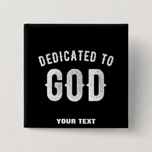 BESTIMMT AUF GOTT KUNSTBAR COOL WEISS TEXT BUTTON (Vorderseite)