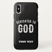 BESTIMMT AUF GOTT KUNSTBAR COOL WEISS TEXT Case-Mate iPhone HÜLLE (Rückseite)