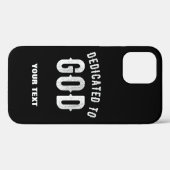 BESTIMMT AUF GOTT KUNSTBAR COOL WEISS TEXT Case-Mate iPhone HÜLLE (Rückseite (Horizontal))
