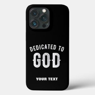 BESTIMMT AUF GOTT KUNSTBAR COOL WEISS TEXT Case-Mate iPhone HÜLLE
