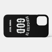 BESTIMMT AUF GOTT KUNSTBAR COOL WEISS TEXT Case-Mate iPhone HÜLLE (Rückseite (Horizontal))
