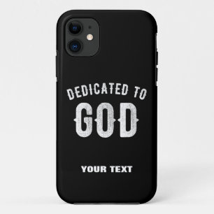 BESTIMMT AUF GOTT KUNSTBAR COOL WEISS TEXT Case-Mate iPhone HÜLLE