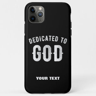 BESTIMMT AUF GOTT KUNSTBAR COOL WEISS TEXT Case-Mate iPhone HÜLLE