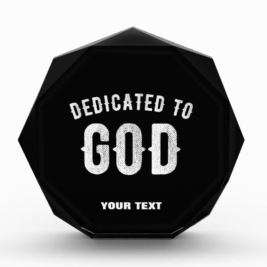 BESTIMMT AUF GOTT KUNSTBAR COOL WEISS TEXT FOTOBLOCK (Vorderseite)