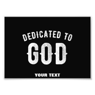 BESTIMMT AUF GOTT KUNSTBAR COOL WEISS TEXT FOTODRUCK