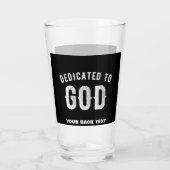 BESTIMMT AUF GOTT KUNSTBAR COOL WEISS TEXT GLAS (Rückseite)