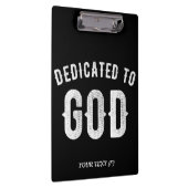 BESTIMMT AUF GOTT KUNSTBAR COOL WEISS TEXT KLEMMBRETT (Rechts)