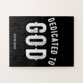 BESTIMMT AUF GOTT KUNSTBAR COOL WEISS TEXT PUZZLE (Horizontal)