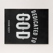 BESTIMMT AUF GOTT KUNSTBAR COOL WEISS TEXT PUZZLE (Horizontal)