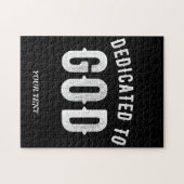 BESTIMMT AUF GOTT KUNSTBAR COOL WEISS TEXT PUZZLE (Horizontal)