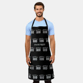 BESTIMMT AUF GOTT KUNSTBAR COOL WEISS TEXT SCHÜRZE (Getragen)