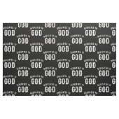 BESTIMMT AUF GOTT KUNSTBAR COOL WEISS TEXT STOFF (Fat Quarter (45,7 x 55,9 cm))