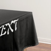 BESTIMMT AUF GOTT KUNSTBAR COOL WEISS TEXT TISCHDECKE (Beispiel)