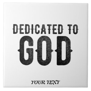 BESTIMMT AUF GOTT-KUNSTBARE COOLE SCHWARZE TEXT FLIESE