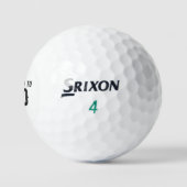 BESTIMMT AUF GOTT-KUNSTBARE COOLE SCHWARZE TEXT GOLFBALL (Logo)