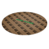 BESTIMMT AUF GOTT-KUNSTBARE COOLE SCHWARZE TEXT SCHNEIDEBRETT (Ecke)