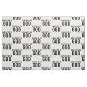 BESTIMMT AUF GOTT-KUNSTBARE COOLE SCHWARZE TEXT STOFF (Fat Quarter (45,7 x 55,9 cm))
