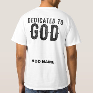 BESTIMMT AUF GOTT-KUNSTBARE COOLE SCHWARZE TEXT T-Shirt