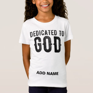 BESTIMMT AUF GOTT-KUNSTBARE COOLE SCHWARZE TEXT T-Shirt