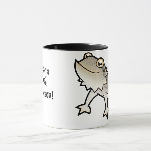 Bestimmt eine Reptil-Person (bärtiger Drache) Tasse (Zentrum)
