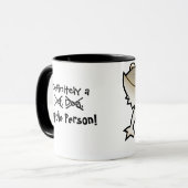 Bestimmt eine Reptil-Person (bärtiger Drache) Tasse (Vorderseite Links)