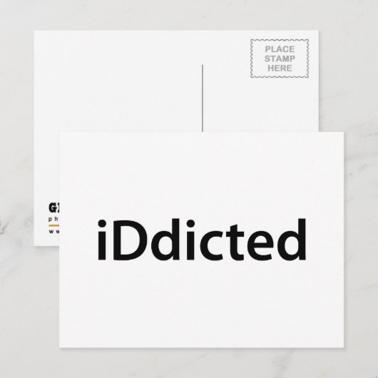 bestimmt postkarte (Vorne/Hinten)