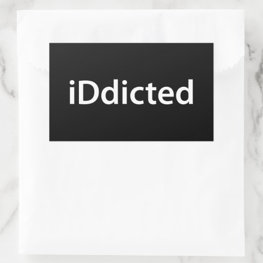 bestimmt rechteckiger aufkleber (Tasche)