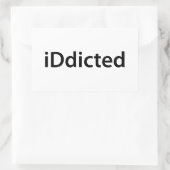 bestimmt rechteckiger aufkleber (Tasche)