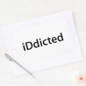 bestimmt rechteckiger aufkleber (Umschlag)