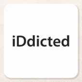 bestimmt rechteckiger pappuntersetzer (Vorderseite)