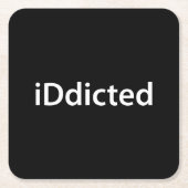 bestimmt rechteckiger pappuntersetzer (Vorderseite)