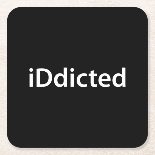 bestimmt rechteckiger pappuntersetzer (Vorderseite)