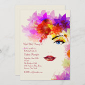 Bestimmte Blick-Einladung Einladung (Vorne/Hinten)