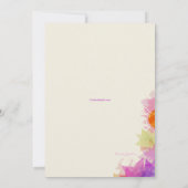 Bestimmte flüchtiger Blick Quinceanera Einladung (Rückseite)