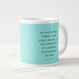 Bestimmte Frauen Inspirierend Zitate Türkis Jumbo-Tasse