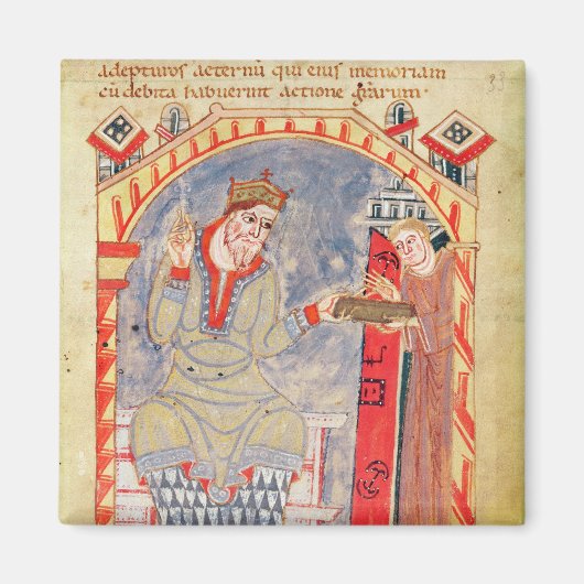 Bestimmung an Charles den Bald von Magnet (Vorne)