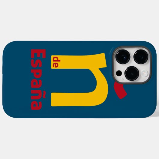 Bestimmung de España Case-Mate iPhone Hülle (Rückseite (Horizontal))