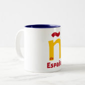 Bestimmung de España Zweifarbige Tasse (Vorderseite Links)