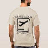 Bestimmung der Ostküste Nova Scotia Hoodie T T-Shirt (Rückseite)