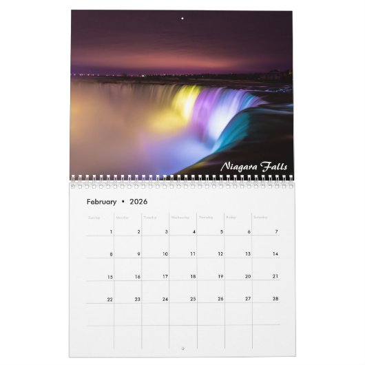 Bestimmungsort-Kalender 2017 Kalender (Feb 2026)