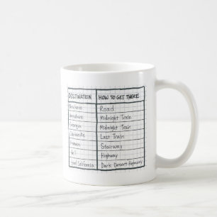 Bestimmungsort-Tasse Kaffeetasse