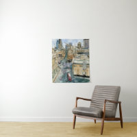 Bestimmungsorte| Watercolor-Vintage London-Straße