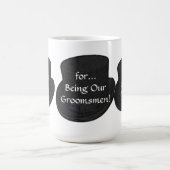 BestMan Dankeschön - Trauzeugen - Top Hat Kaffeetasse (Mittel)