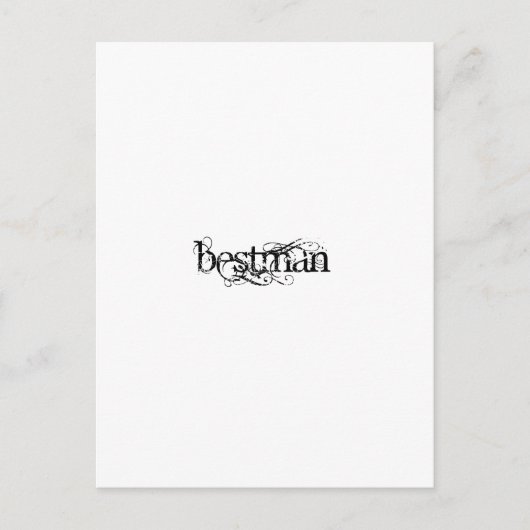 Bestman Postkarte (Vorderseite)