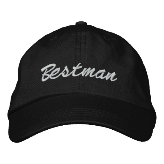 Bestman StickHat Bestickte Kappe (Vorderseite)